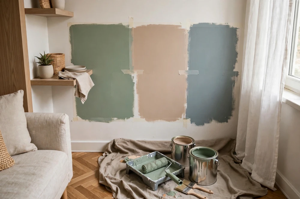 Small apartment wall color