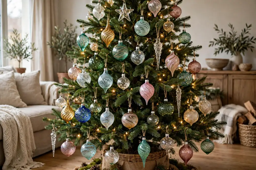 Hand-blown glass ornaments