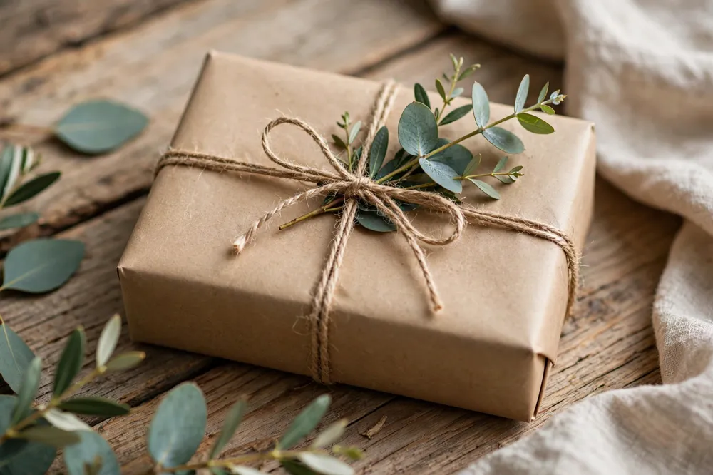 Kraft paper wrapping