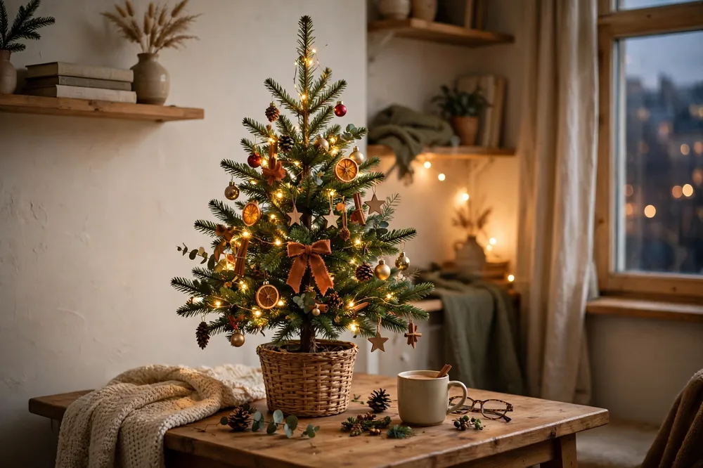 Tabletop tree for small space