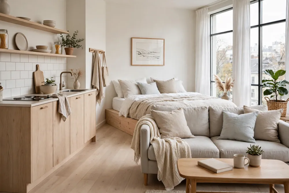Light wood floors