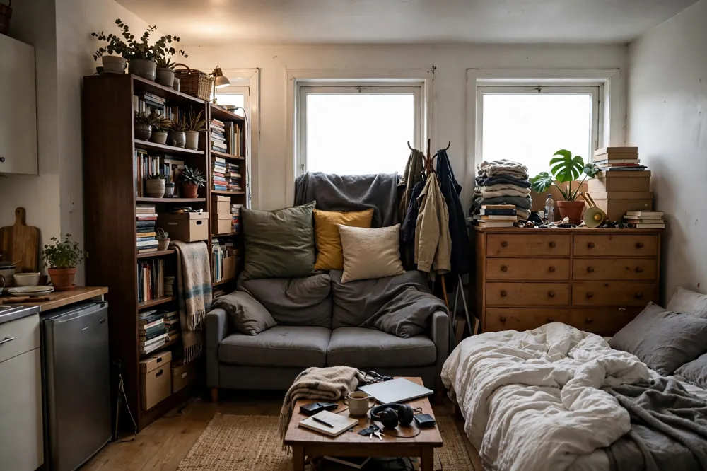 Studio apartment blocking windows mistake