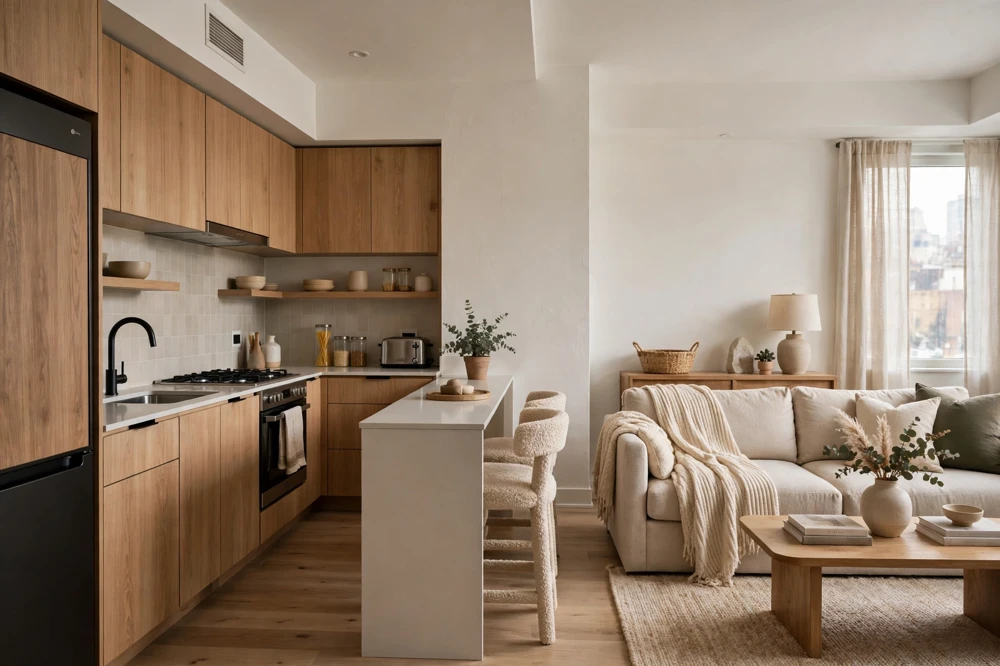 Kitchen zone floor plan