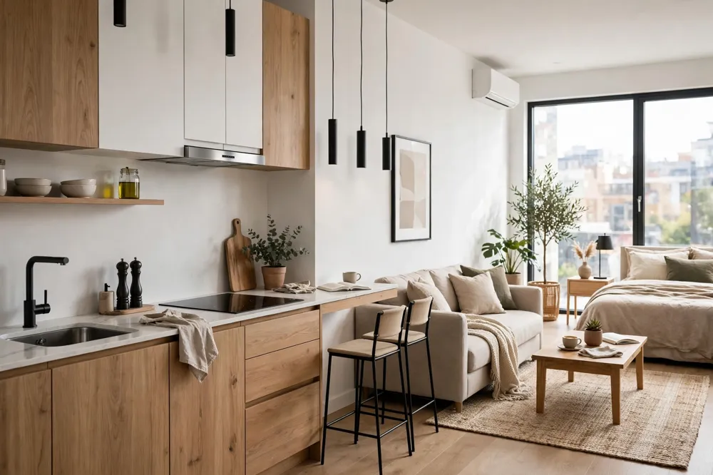 Modern kitchen zone