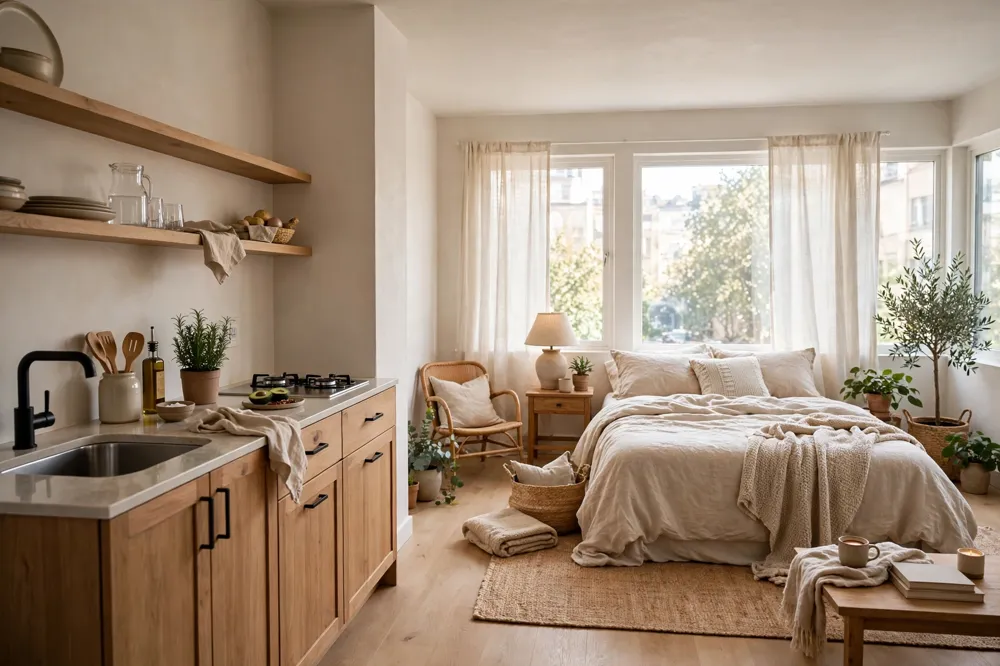 Studio apartment no zones