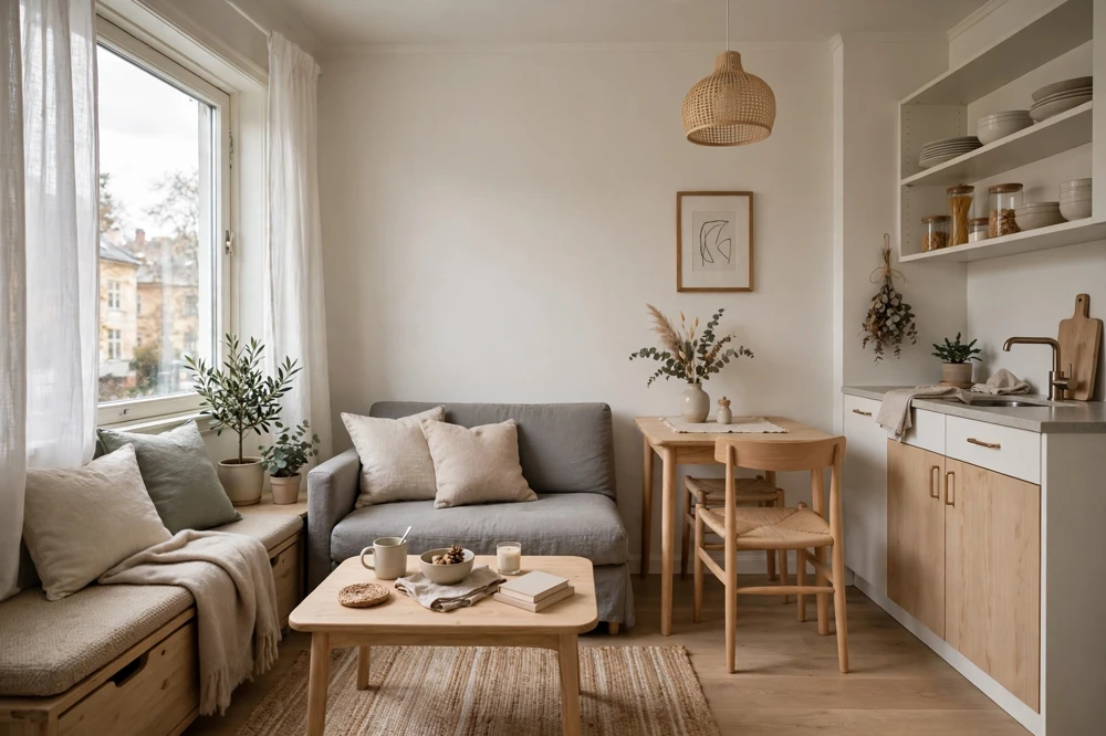 Small apartment scandinavian design