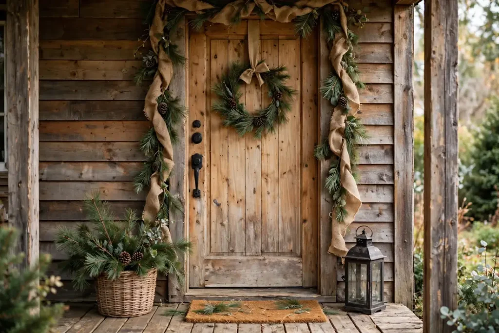 burlap-garland-door