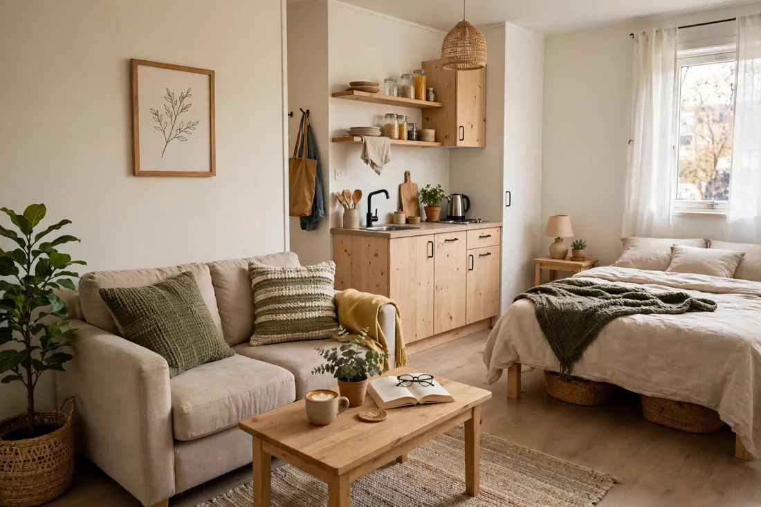 Tiny living corner