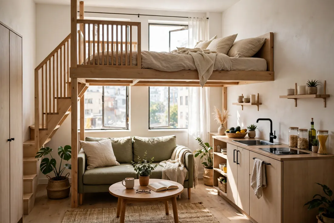 Loft bed studio