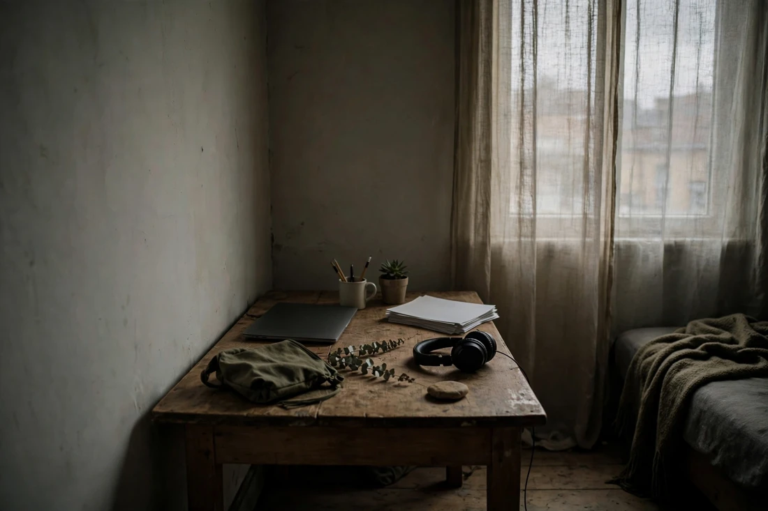 Studio apartment no task lighting mistake
