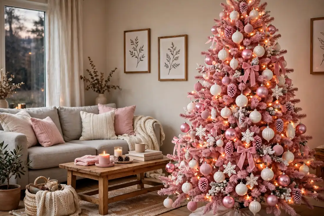 Unique pink tree