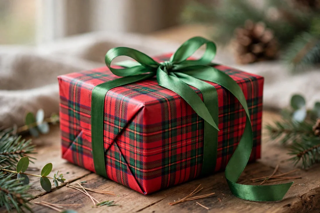 Plaid wrapping