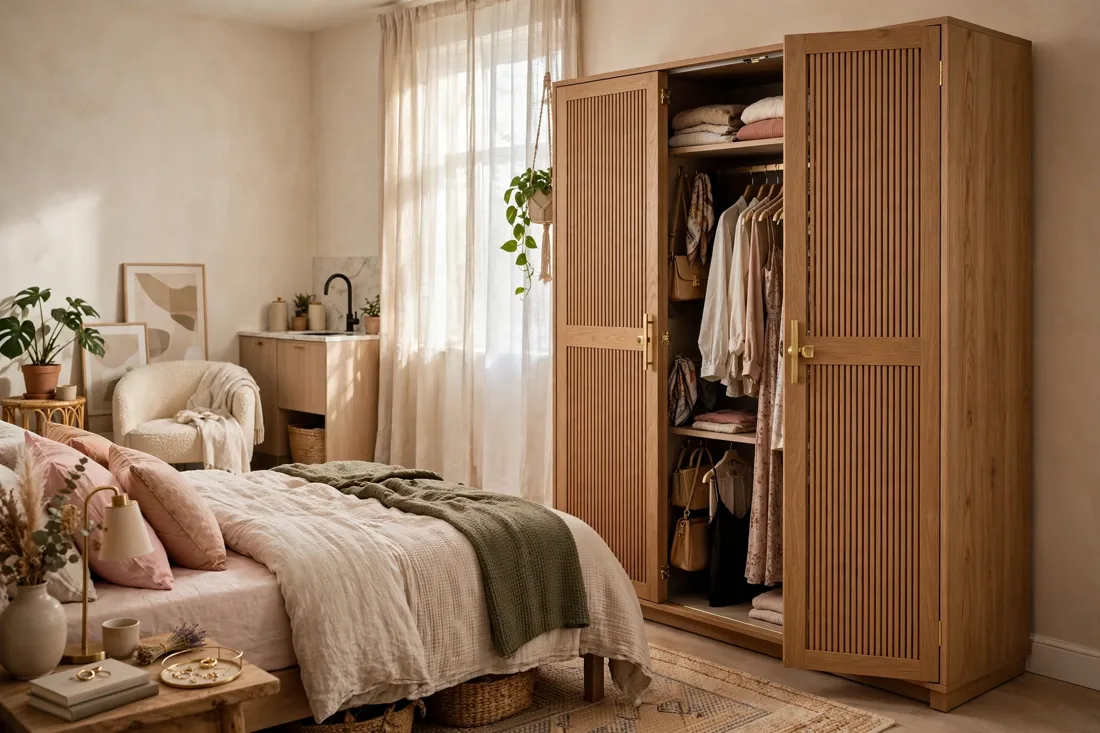 Stylish wardrobe