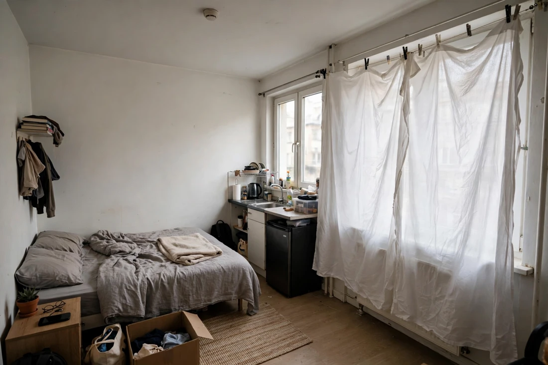 Temporary curtains