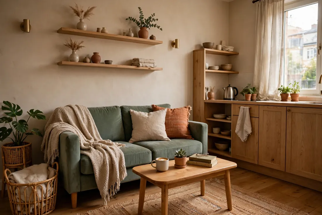 Small apartment cozy design
