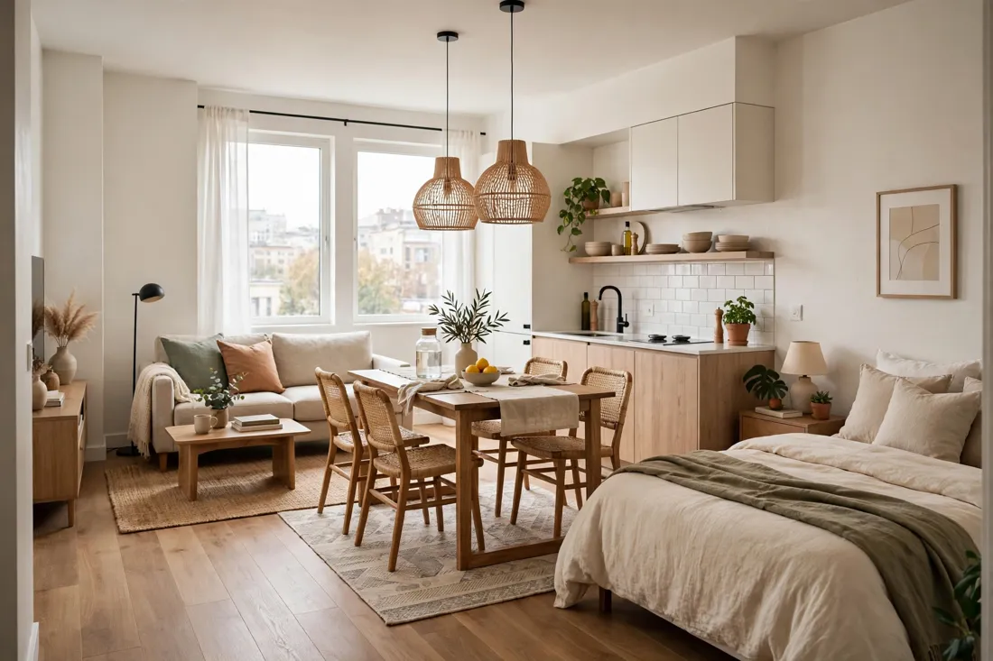 Modern dining zone