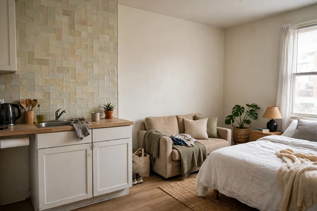 Peel-and-stick tiles