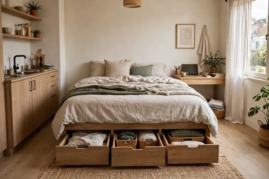 Under-bed storage
