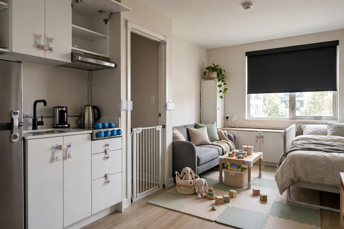 Studio apartment childproofing basics