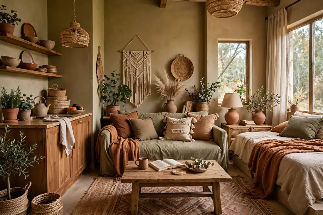 Earthy colour palette