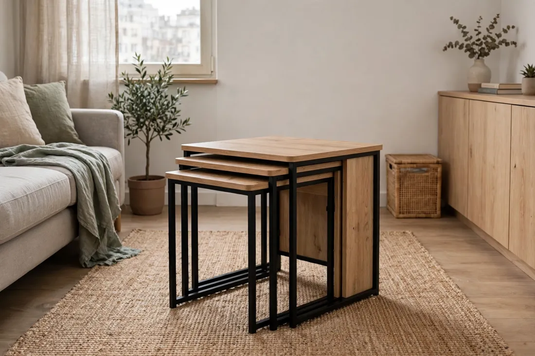 Small apartment nesting tables