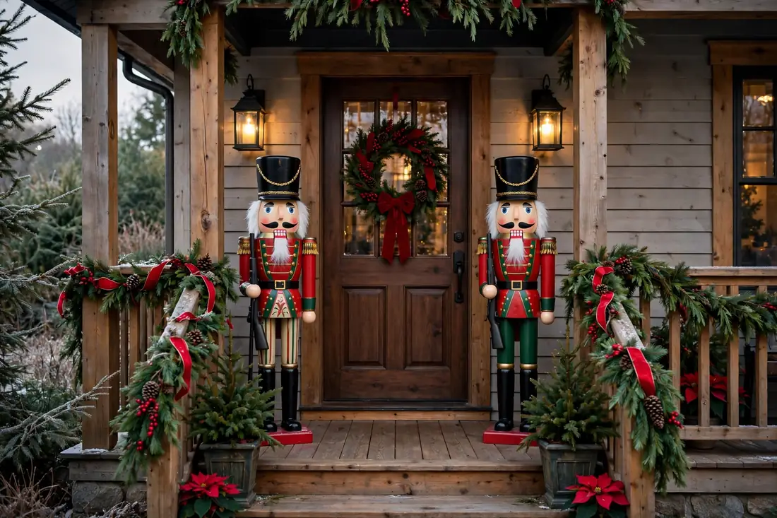 Nutcracker front porch guards