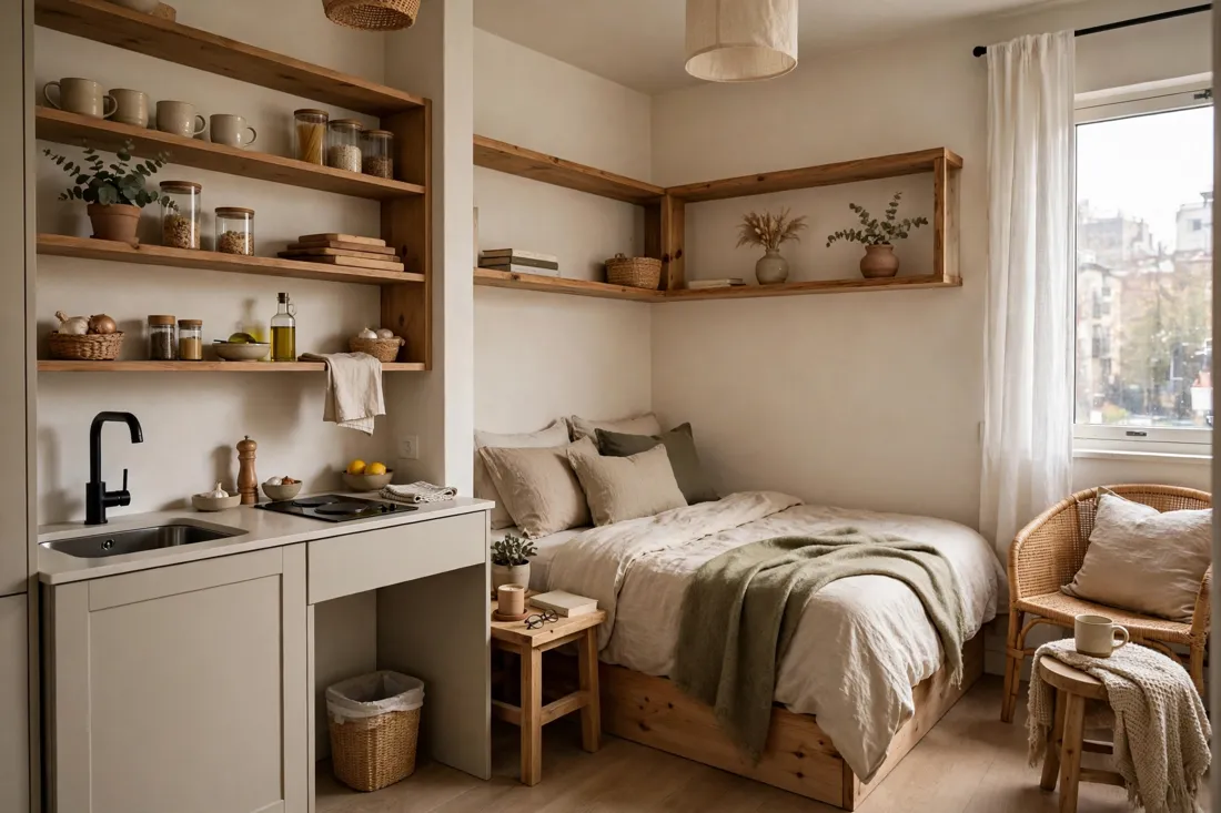 Open shelving