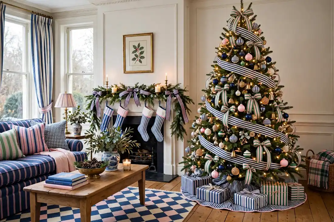 Preppy striped tree