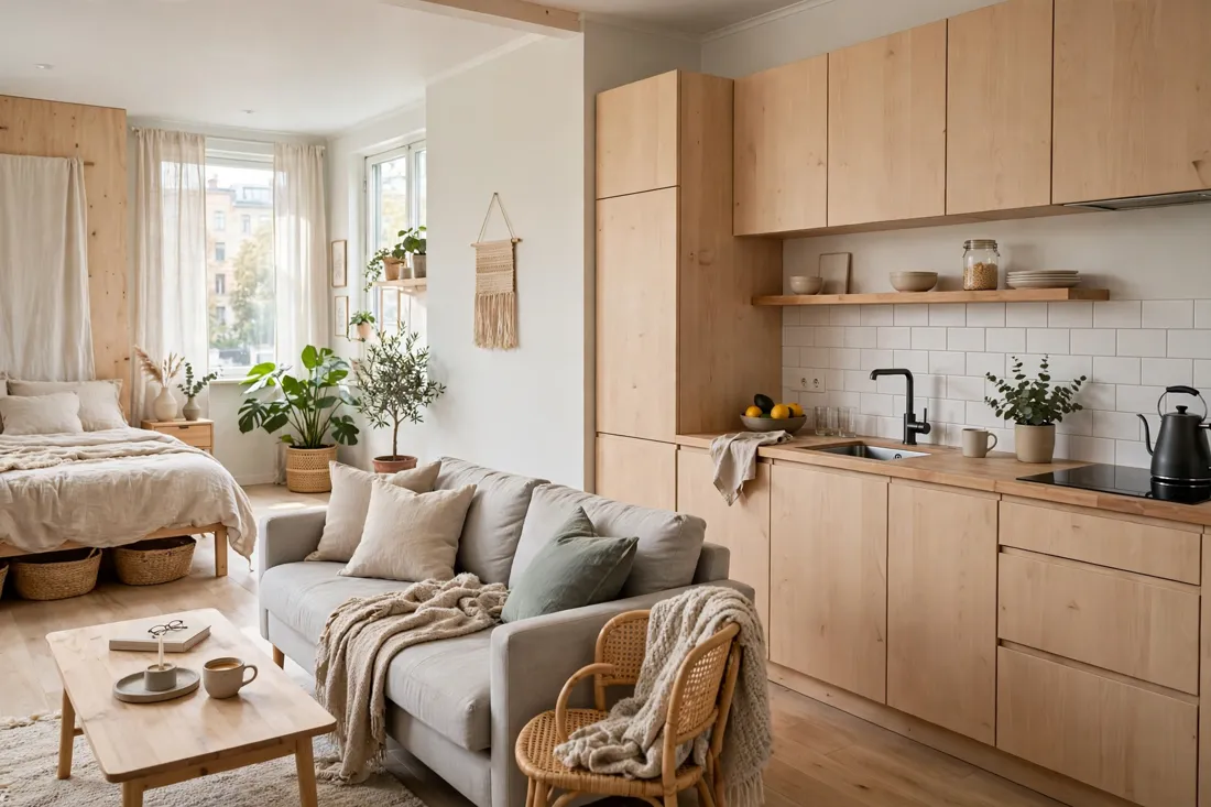 Light wood kitchen