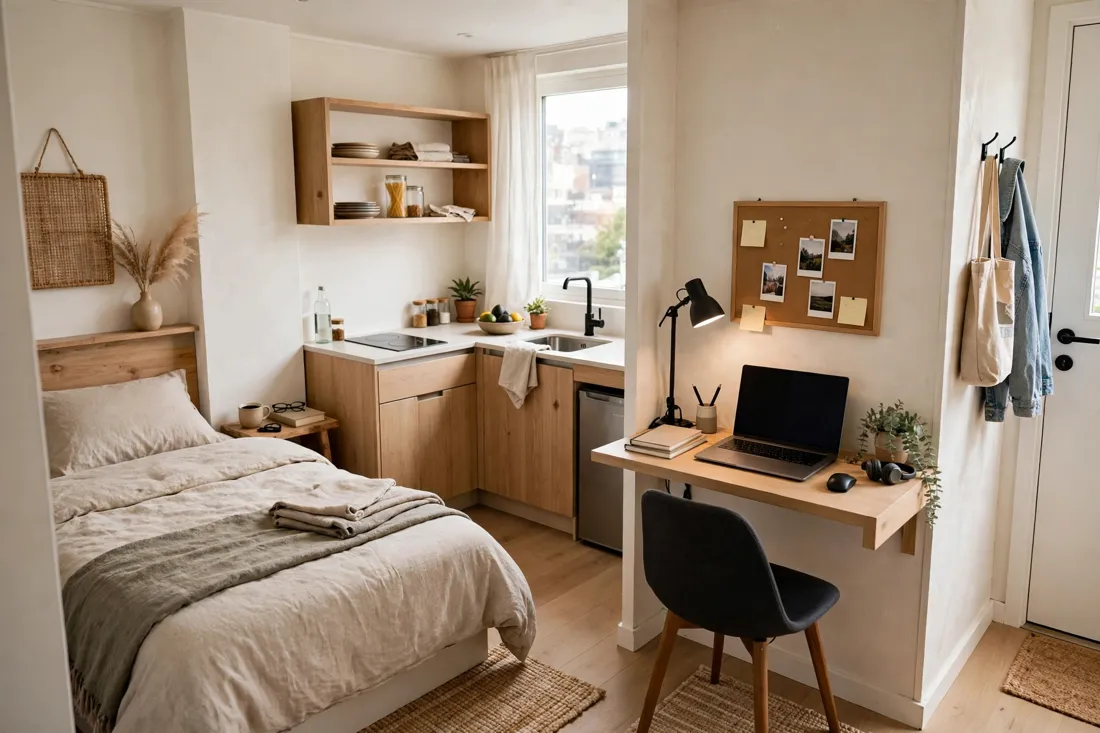 Tiny work nook