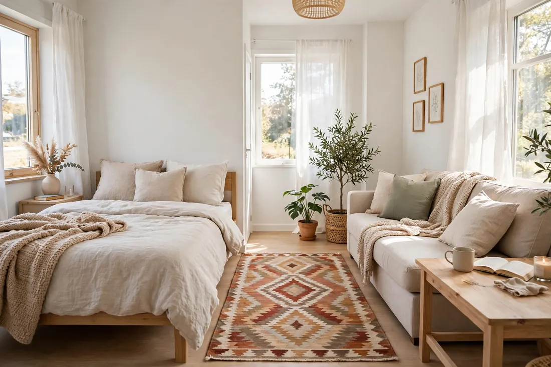 Studio divider rug