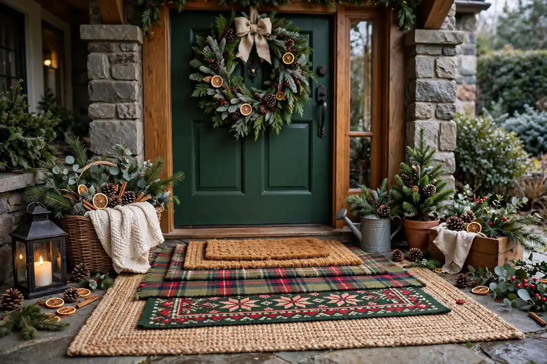 Entryway doormat layers