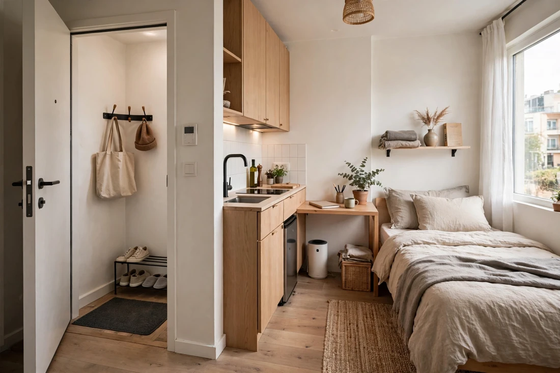 Modern entryway