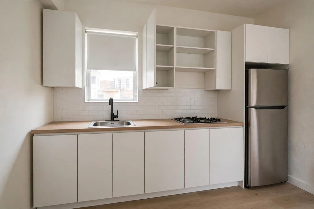 Studio apartment forgetting kitchen essentials mistake