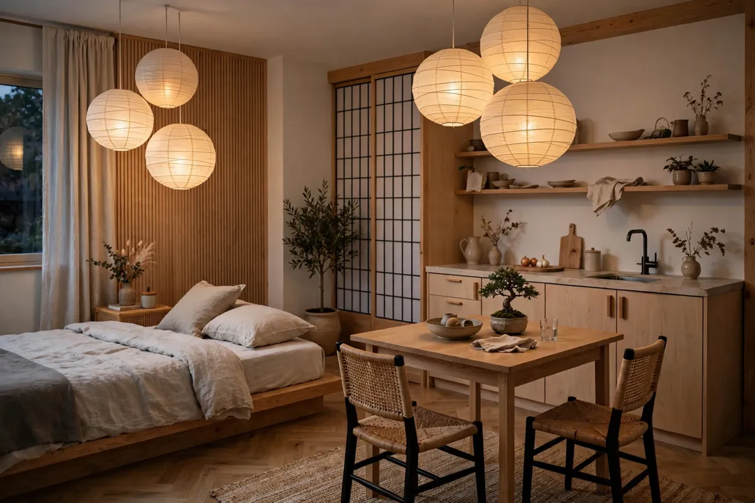 Paper lantern lighting