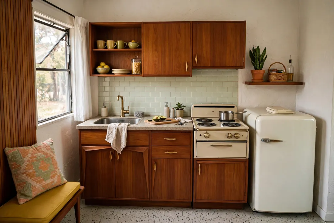 Mid century kitchenette