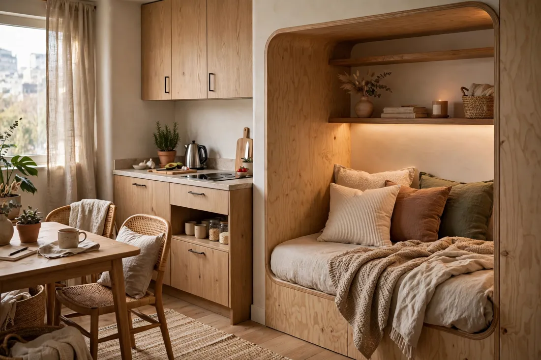 Cosy sleeping nook