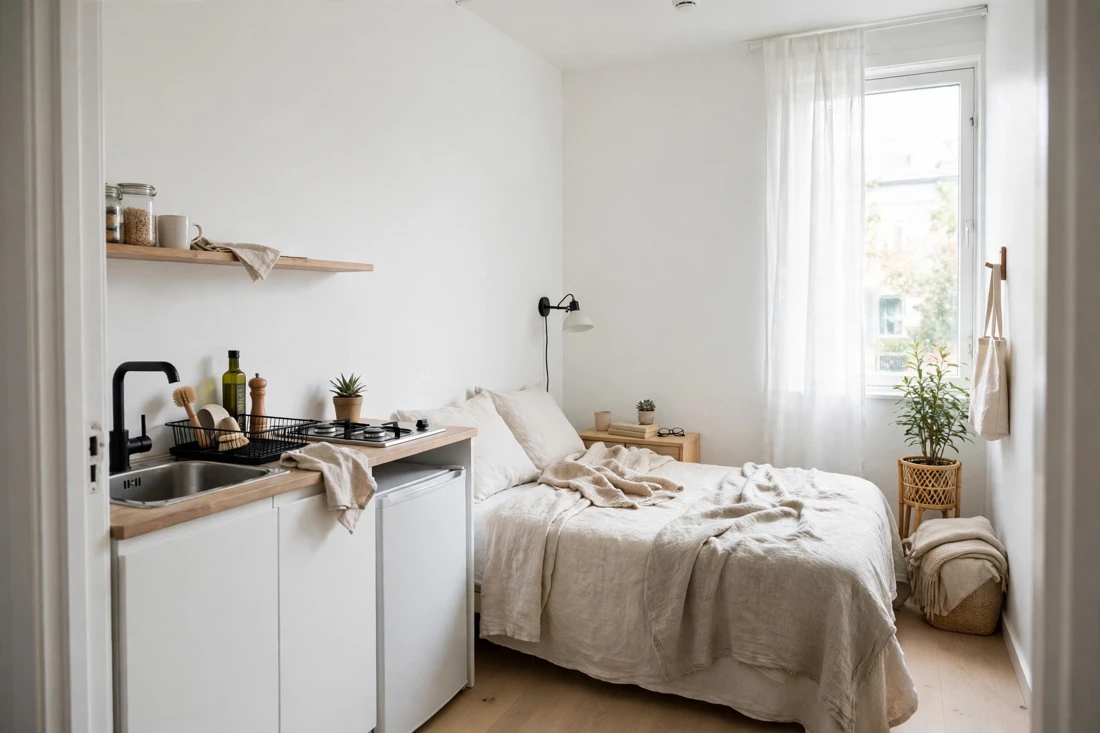 Bright white walls