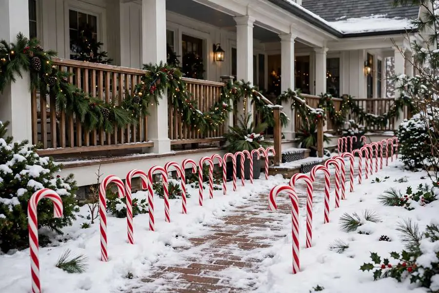 Candy Cane Walkway
