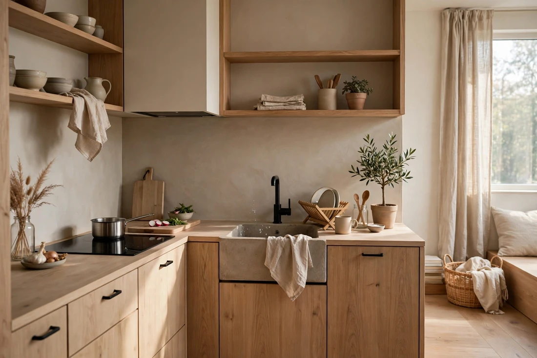 Japandi kitchen