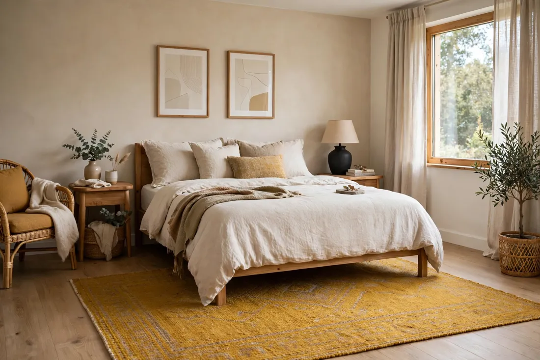 Mustard rug color