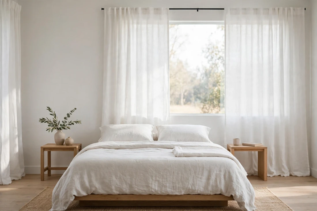 White minimalist panels