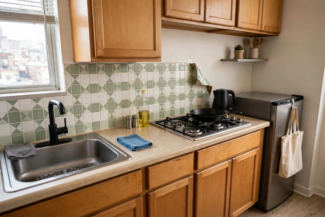 Removable backsplash