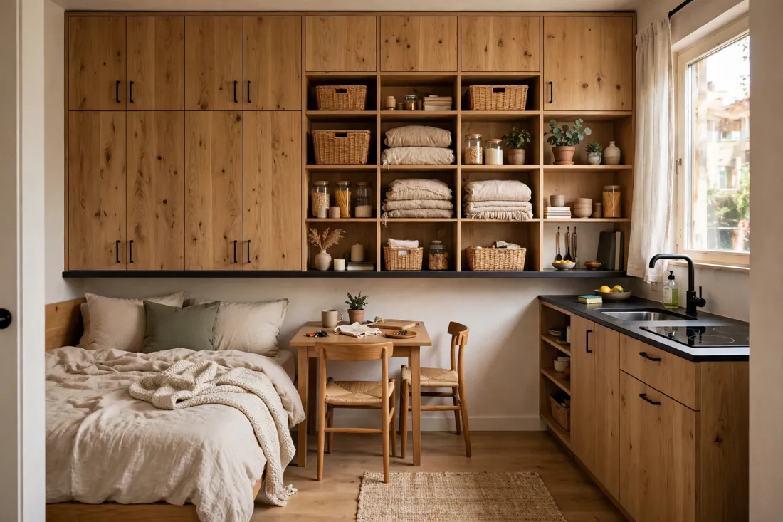 Modern storage wall