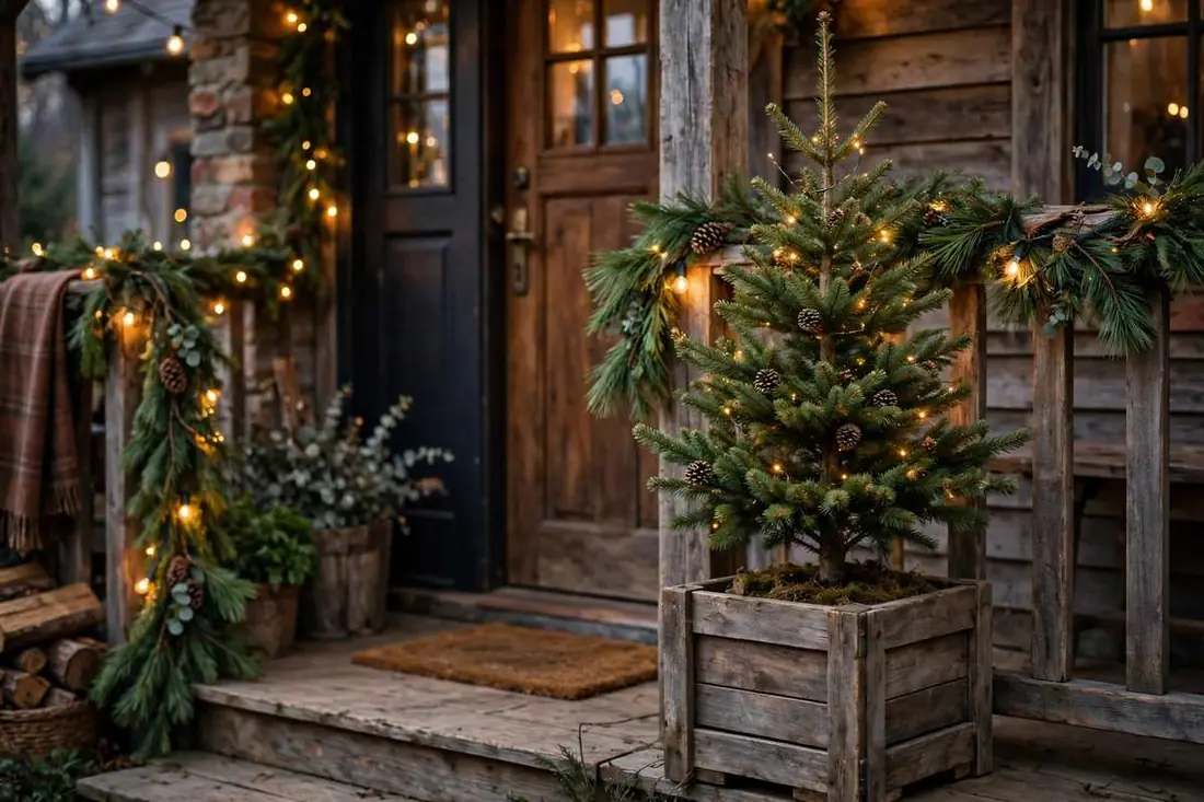 Wooden Box Christmas Tree