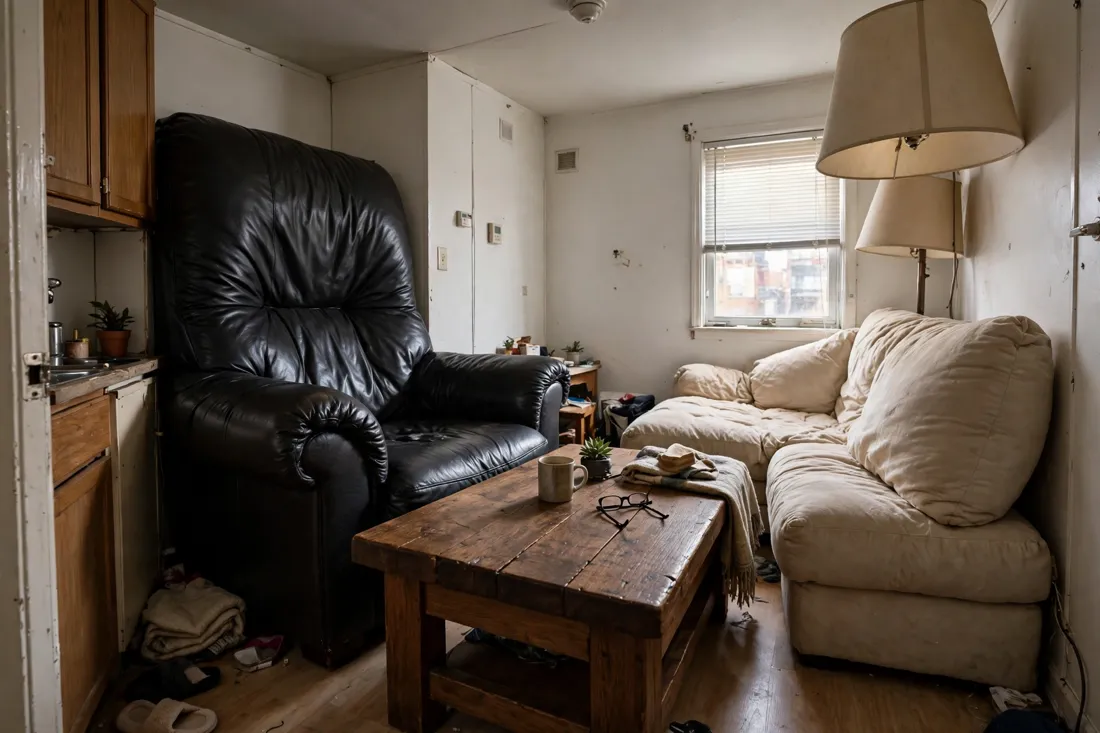Studio apartment wrong scale furniture mistake