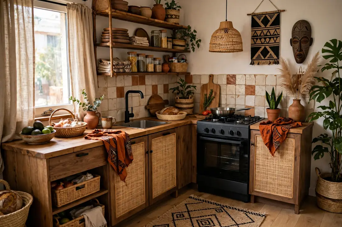Afrohemian kitchen