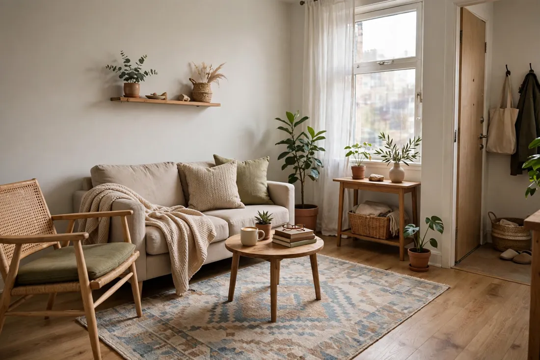 Small apartment area rug