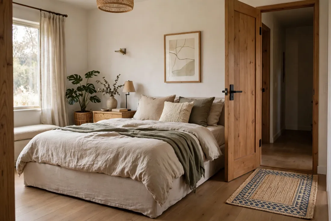 Rug by the door