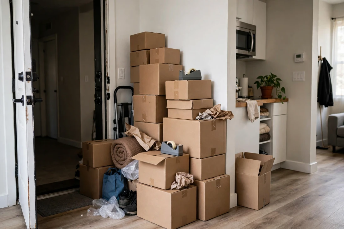 Studio apartment forgetting address updates mistake